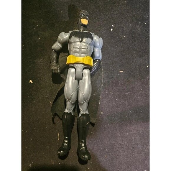 DC Comics Other - Batman Action Figure 12" Tall with Cape & Utility Belt Gray Suit DC Comics Toy